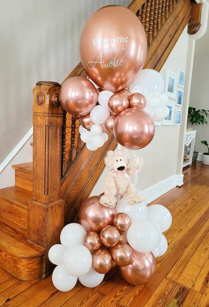 Bouquet with teddy Bear